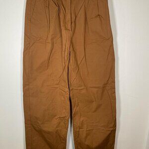 Mango MNG Brown Cotton Pants